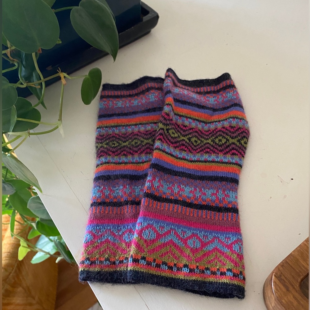 100% Alpaca Fingerless Gloves